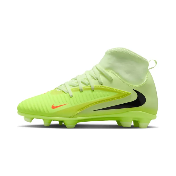 Nike Phantom 6 High Club MG “Hyper Crimson / Life Lime / Black” (HQ2022-800)