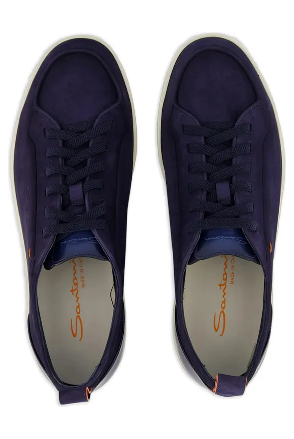 Santoni Leather “Blue” (MBNO22184TIRT FEHU59) (4)