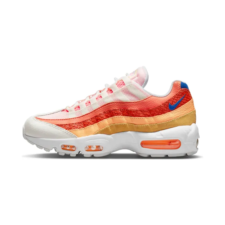 Nike Air Max 95 “Campfire Orange / Sail / Laser Orange / Racer Blue” (DJ6906-800)