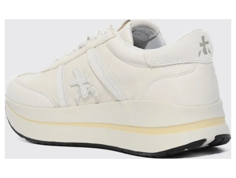 Premiata Leather Bethcoin Sneakers White (BETHCOIN8147) (2)