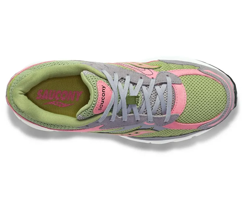 Saucony ProGrid Omni 9 Premium Grey Green Pink (S70740-1)