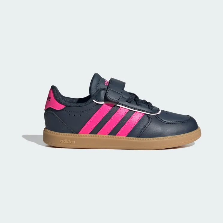 adidas Breaknet Sleek Shoes Kids “Aurora Ink / Lucid Pink / Gum” (JQ3060)