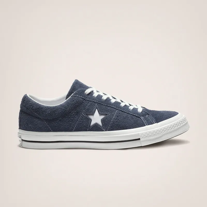 Converse One Star Ox Premium Suede ‘Dark Blue’ Dark Blue/White (158371C)