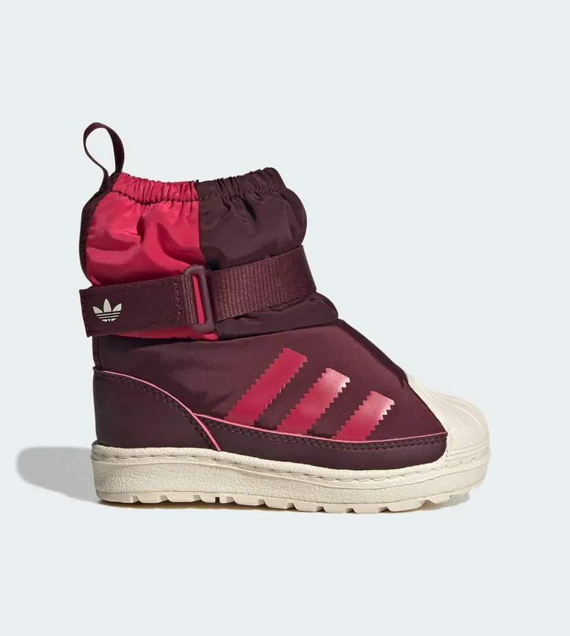Adidas Superstar 360 Boot Kids Maroon / Wonder White / Ruby Red (JR5805)