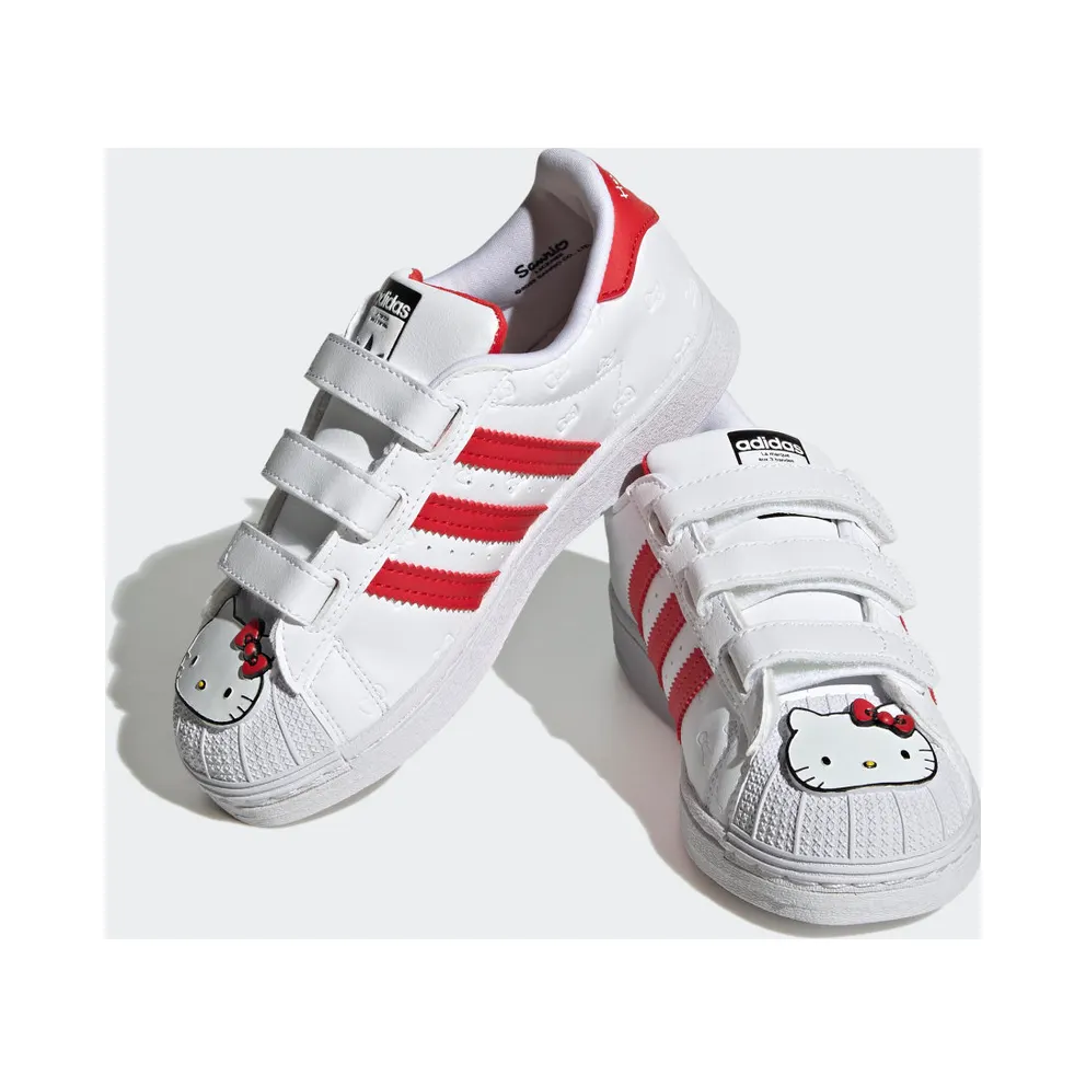 Adidas Hello Kitty Superstar Cloud White / Vivid Red / Core Black (GV8865)