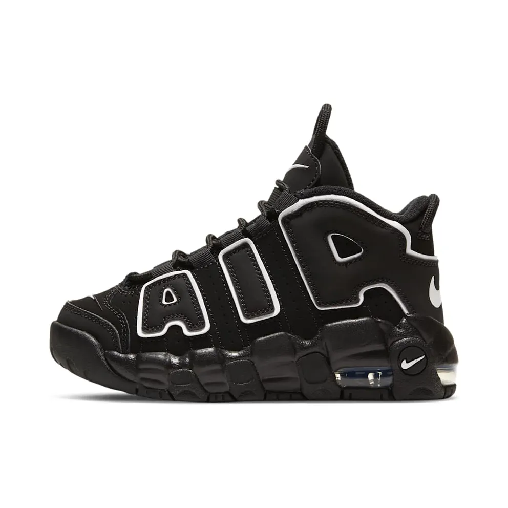 Nike Air More Uptempo Black White (PS) (DA8574-002)
