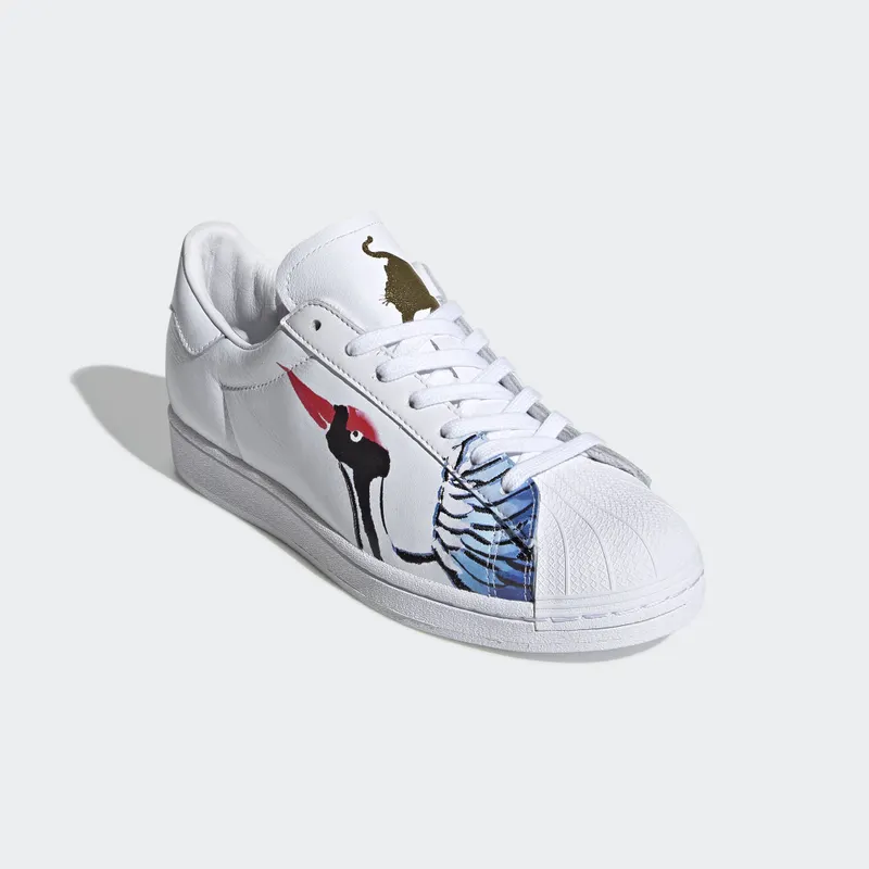adidas Superstar Clean Chinese New Year (2020) Cloud White/Cloud White/Gold Metallic (FW5351)