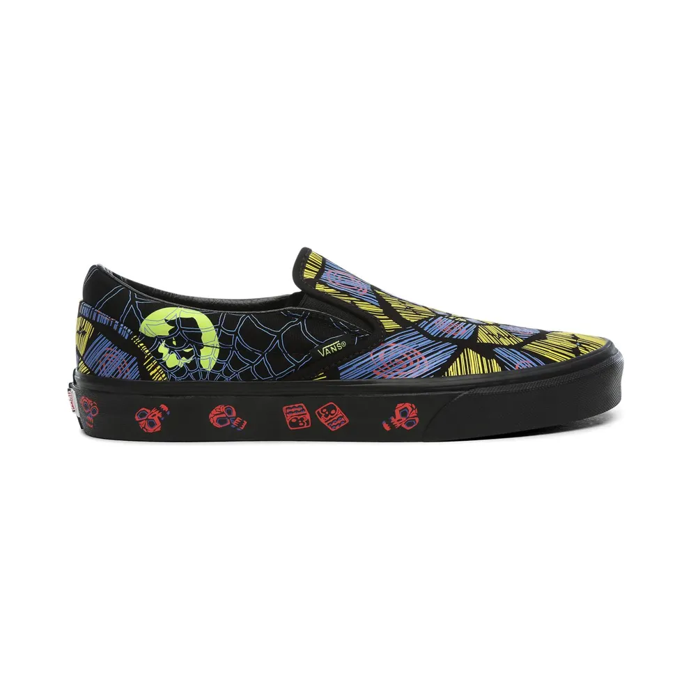 Vans The Nightmare Before Christmas x Classic Slip-On ‘Oogie Boogie’ Black/Multi (VN0A4BV3TA5)
