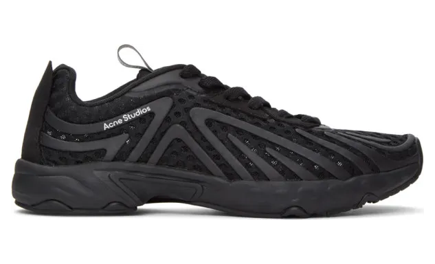 Acne Studios Black Trail Sneakers (BD0141)