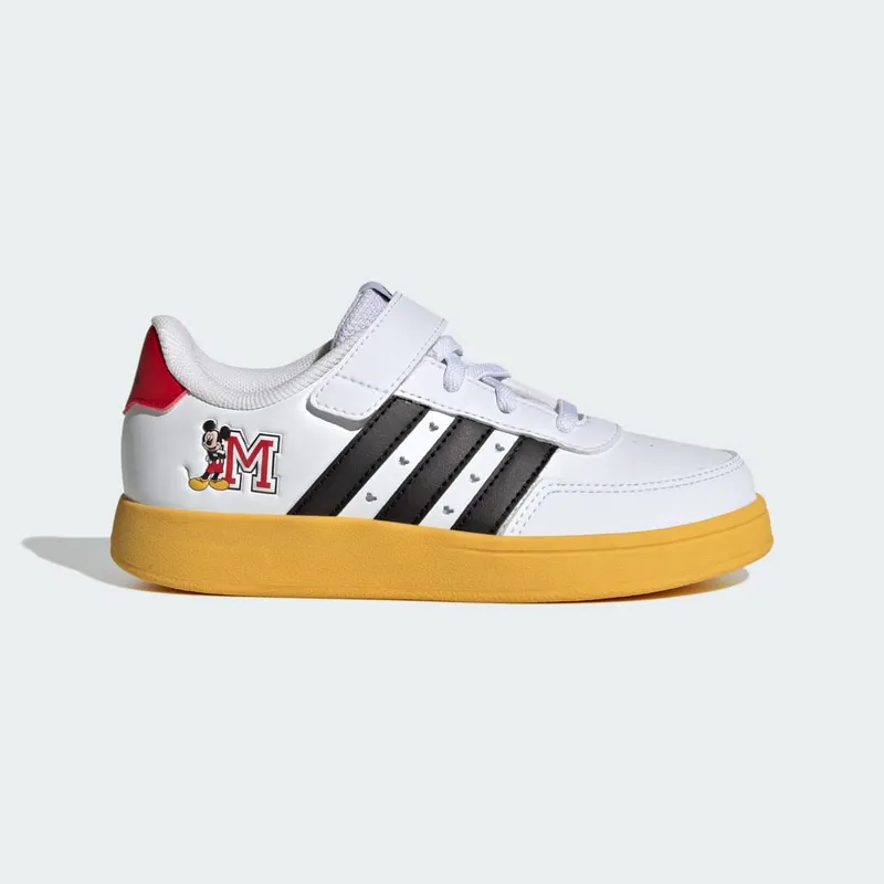 Adidas adidas Breaknet x Disney Mickey Mouse Kids Cloud White / Core Black / Bold Gold (IG7163)