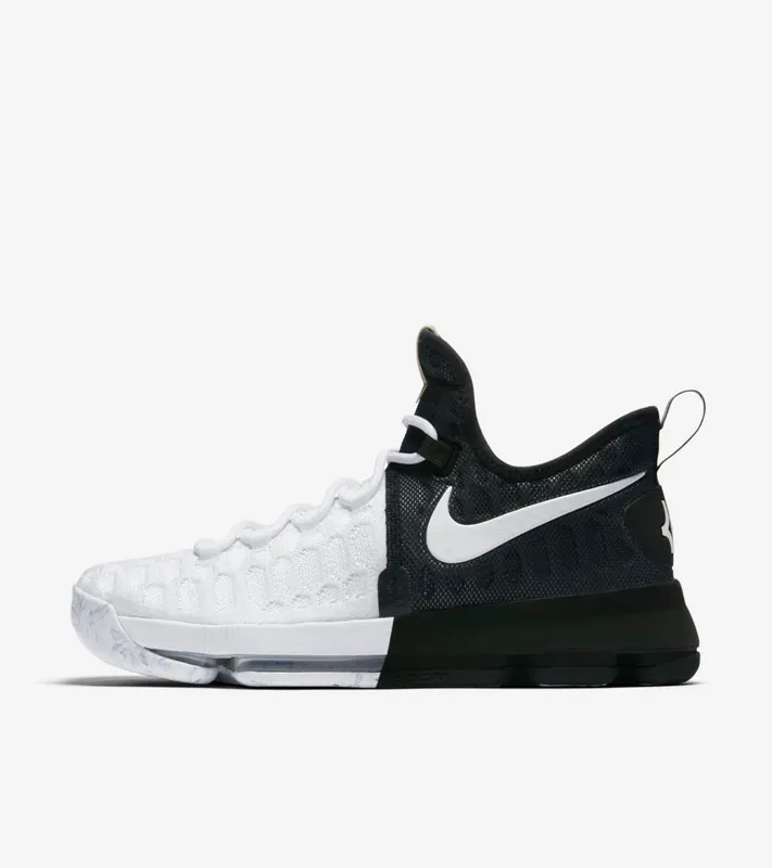 Nike KD 9 BHM (2017) White/Black-Black (860637-100)