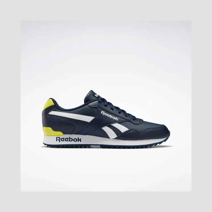 Reebok Royal Glide Ripple Clip Collegiate Navy / White / Bright Yellow