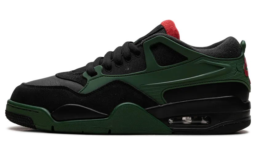 Jordan 4 RM “Black Gorge Green University Red” (FQ7939-003)