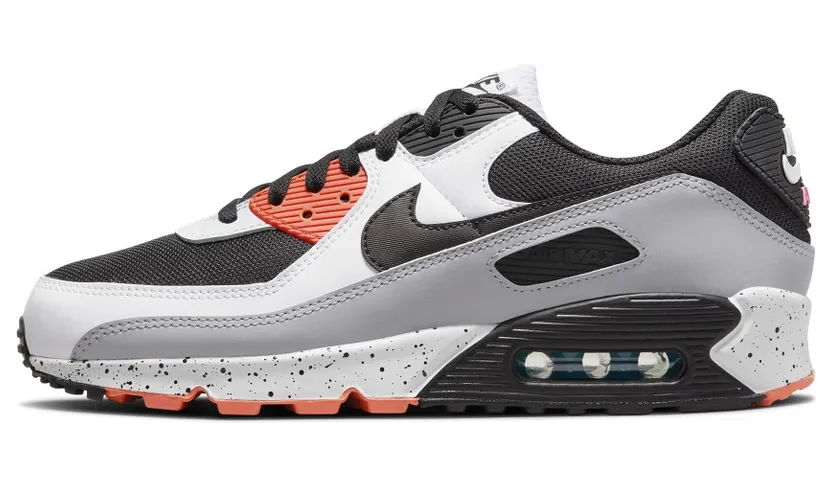 Nike Air Max 90 White Turf Orange (2021) (DC9845-100)