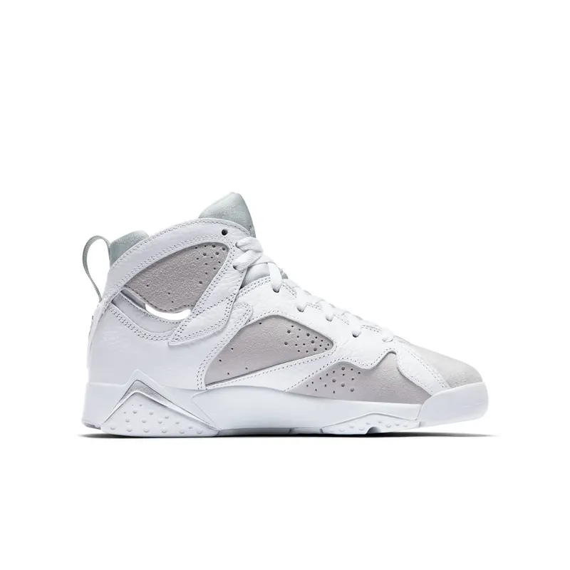 Jordan 7 Retro Pure Platinum (GS) White/Metallic Silver-Pure Platinum (304774-120)