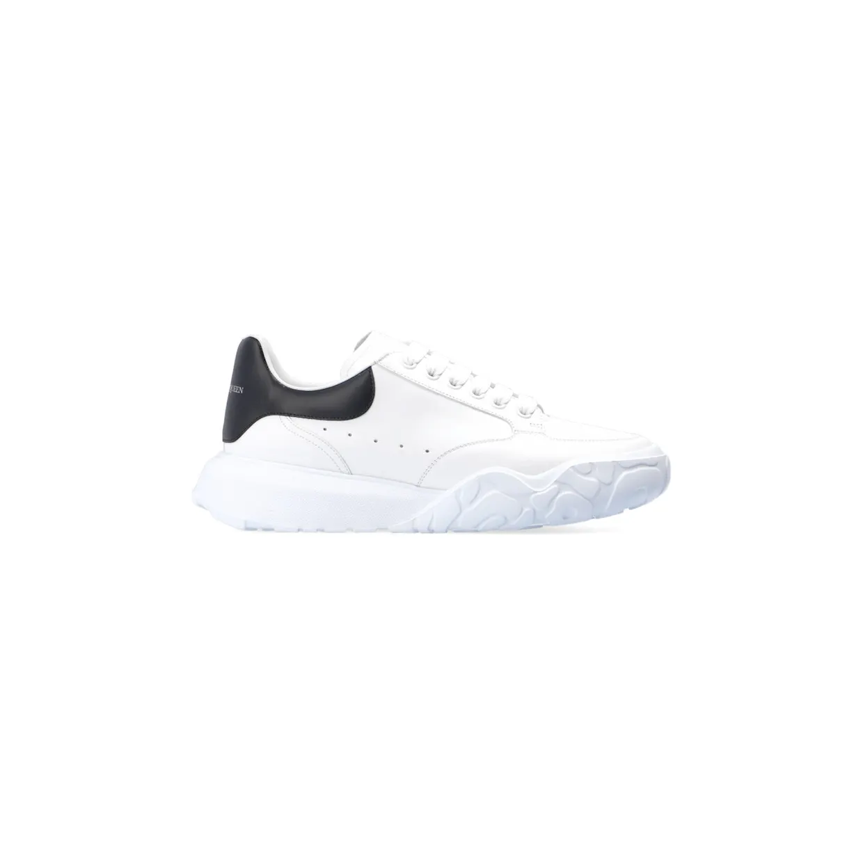 Alexander McQueen Oversized Court Trainer White Black (634619WIA999061)