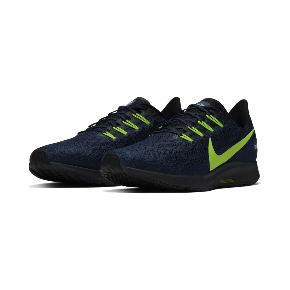 Nike Air Zoom Pegasus 36 Seattle Seahawks College Navy/Black-Action Green (CI1947-400)