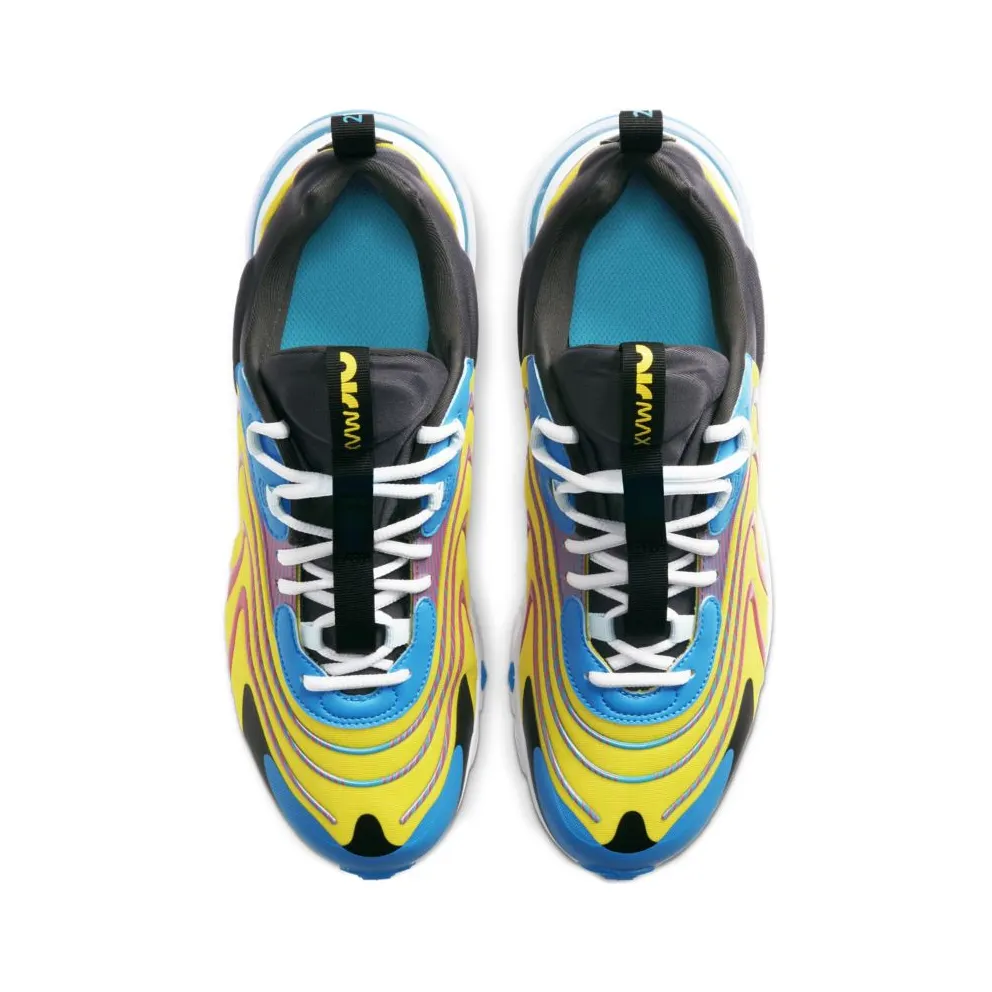 Nike Air Max 270 React Yellow Red (GS) Yellow/Red-Blue-Black-White (CD6870-700)