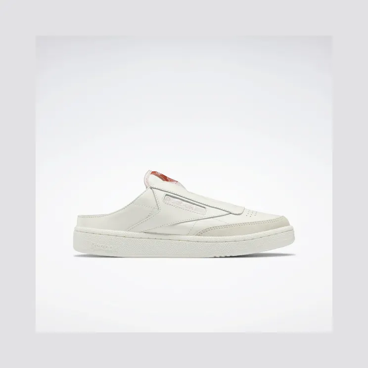 Reebok Club C Laceless Mule Chalk / Baked Earth / Frost Berry