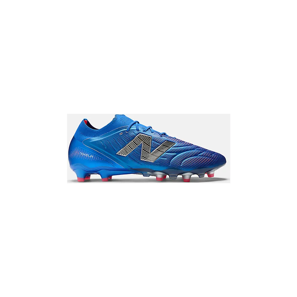 New Balance Tekela Elite Low Laced FG V5 Blue Gemstone Energy Red Silver (ST1FLMP5)