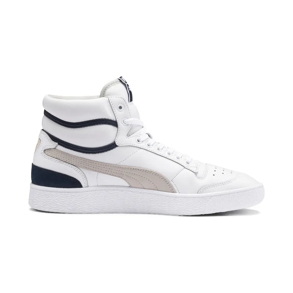 Puma Ralph Sampson Mid OG White Grey Violet Peacoat Puma White/Gray Violet-Peacoat (370718-01)