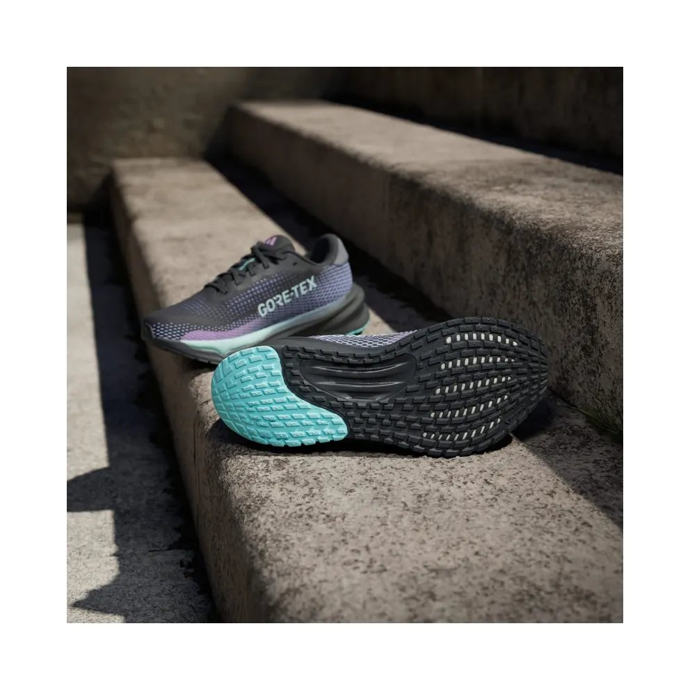 adidas Supernova Gore-Tex Core Black Iron Metallic Semi Flash Aqua (ID6305)