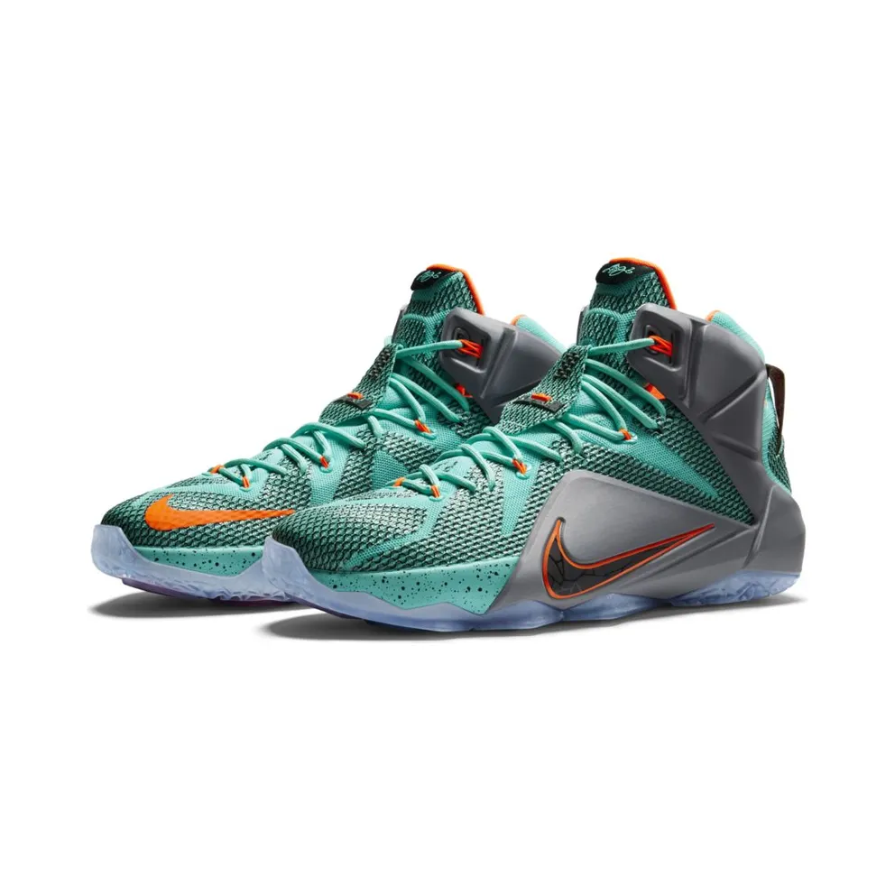 Nike LeBron 12 NSRL Hyper Turquoise/Black-Metallic Cool Grey-Hyper Crimson (684593-301)