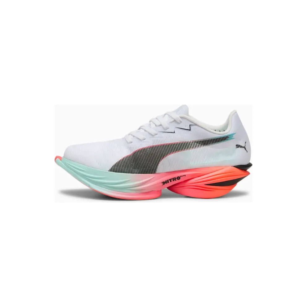 Puma Fast-R Nitro Elite 3 White Glowing Red Mint (312061-01)