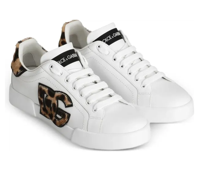 Dolce & Gabbana Portofino Light Strobel Nappa Calfskin “White” (CK2395 A0225 8S543) (3)