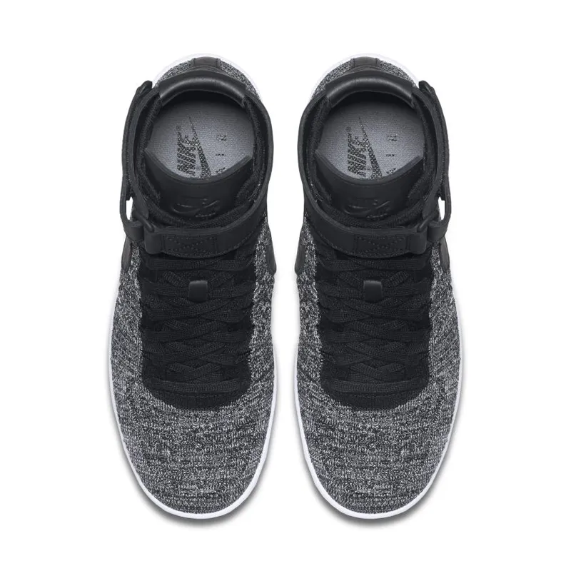 Nike Air Force 1 Mid Flyknit Oreo White Black/Black-White (818018-001)