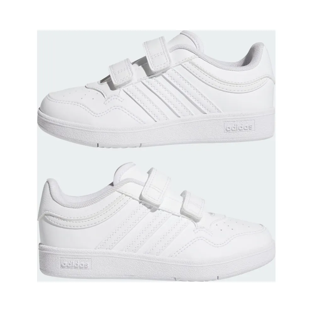 adidas Hoops 4.0 “Cloud White / Cloud White / Core Black” (JI3481)