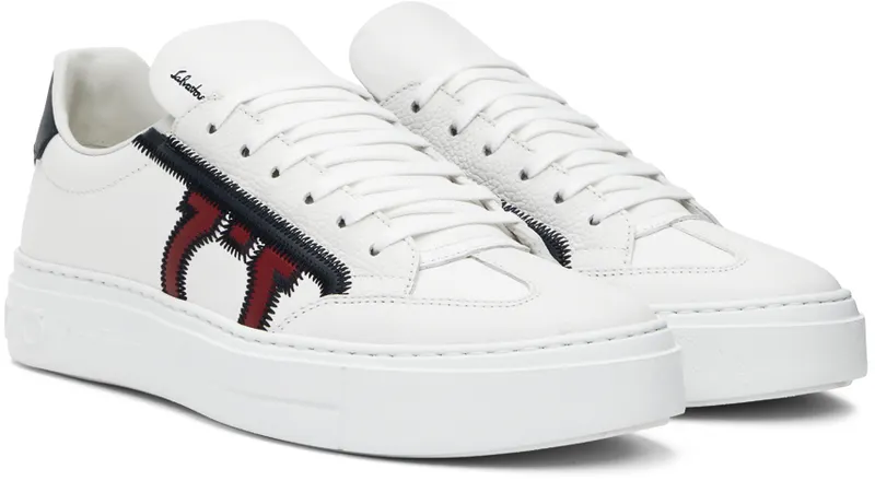 Salvatore Ferragamo White Gancini (753142 02B726042)