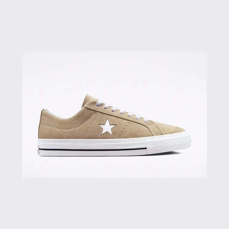 Converse One Star Pro Suede Nomad Khaki/zwart/wit (A00941C)
