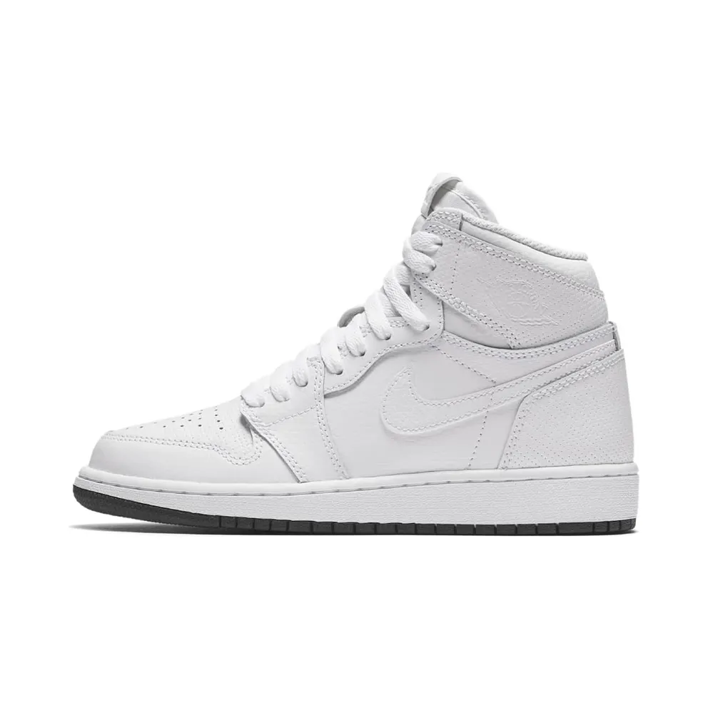 Jordan 1 Retro High Perforated White (GS) White/Black-White (575441-100)
