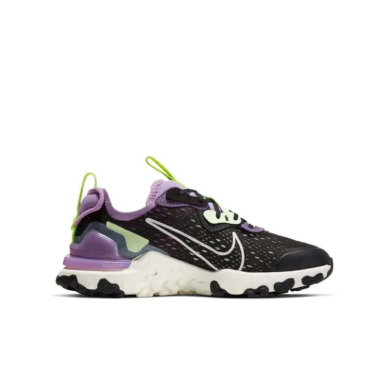 Nike React Vision Black Gravity Purple (GS) Black/Dark Smoke Grey/Gravity Purple (CD6888-002)