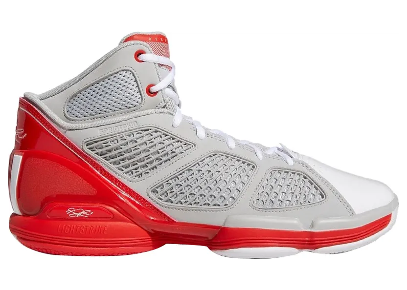 adidas D Rose 1.5 Grey White Red (GY0257)
