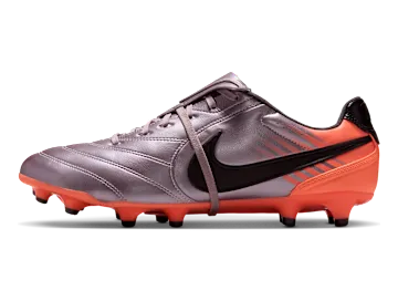 Nike Tiempo Ligera Pro Artificial-Grass Low-Top “Bleached Lilac/Total Orange/Black” (IO4401-500)