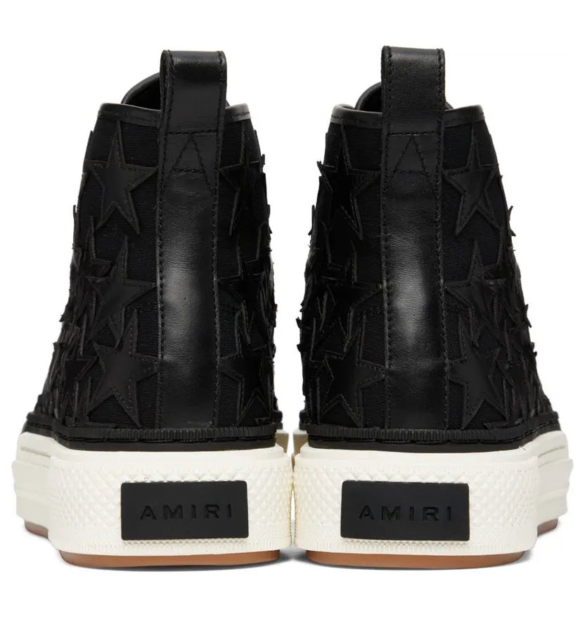 AMIRI Black Stars Court High-Top Sneakers (PF22MFS011-004) (2)