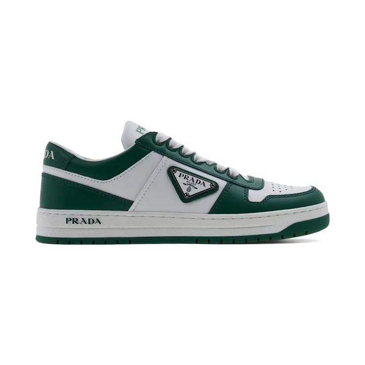 Prada Downtown Leather Low Top Sneakers White Mango (1E792M_3LKG_F0DJT)