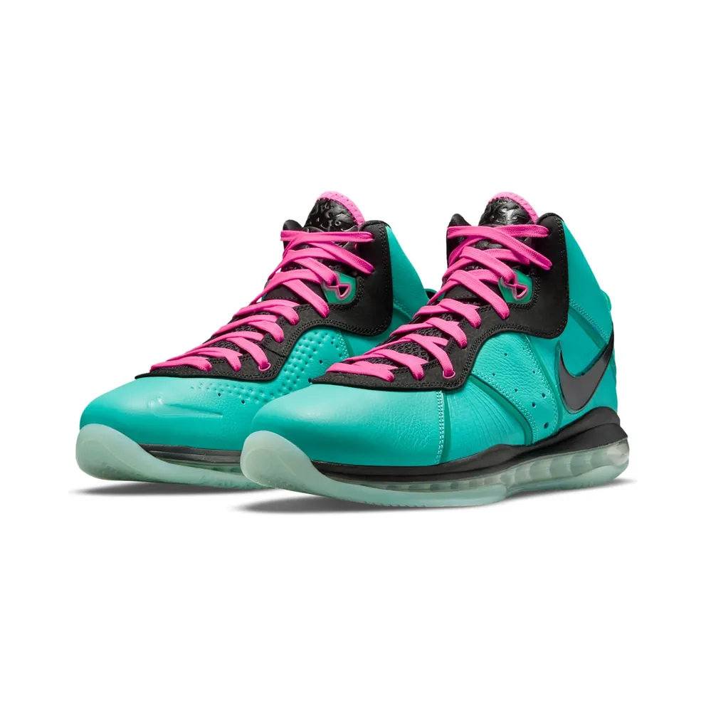 Nike LeBron 8 South Beach (2021) – “Retro / Pink Flash / Filament Green / Black” (CZ0328-400)