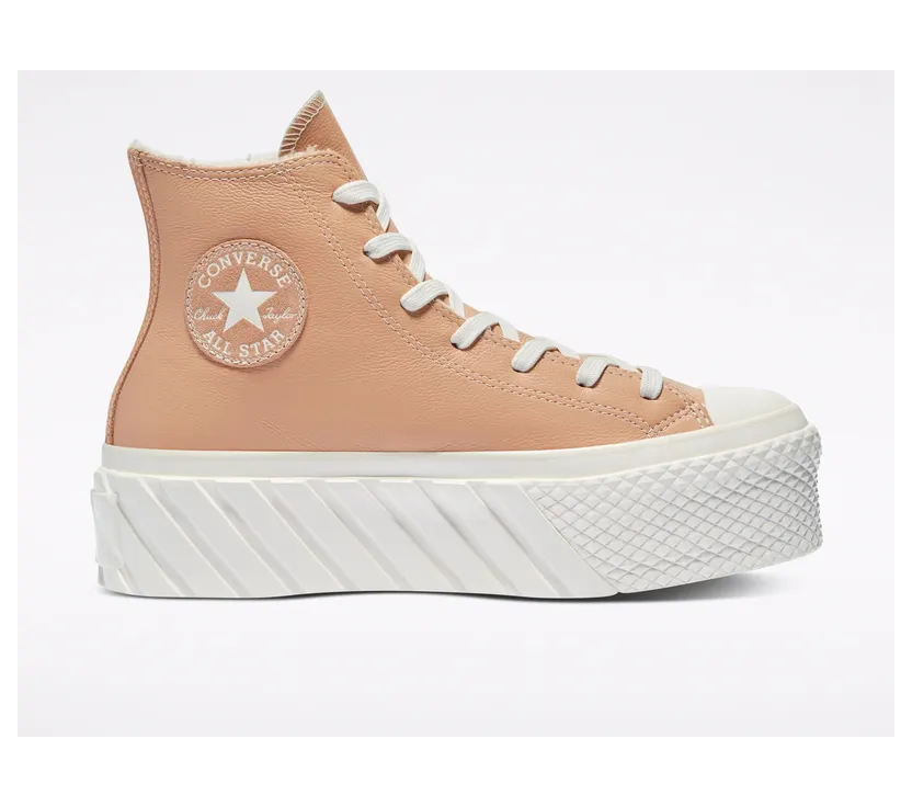 Converse Cozy Tones 2X Platform Chuck Taylor All Star Vachetta Beige/vintage White (573073C)