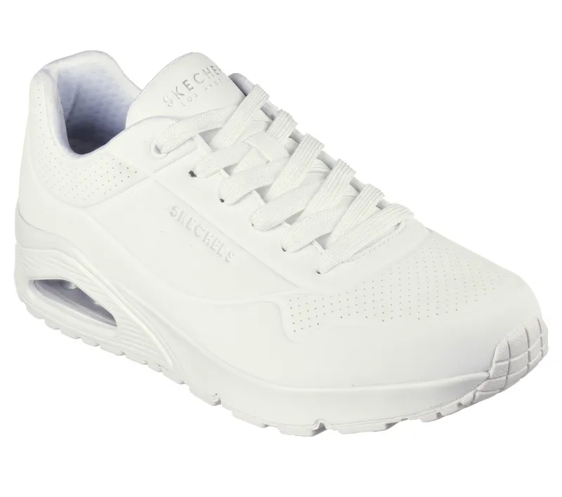 Skechers Uno – Stand On Air – White – “White” (52458 W)