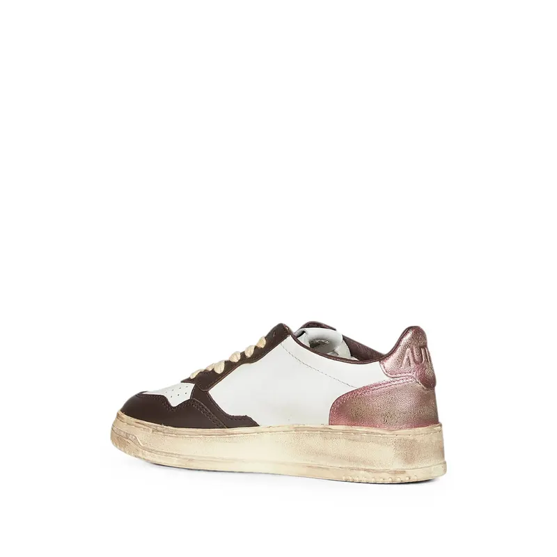 Autry Perforated-toe Metallic-insert “White/Brown” (AVLW SV62)