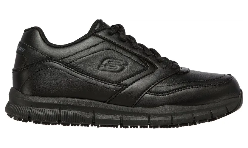 Skechers Work Slip-Resistant Relaxed Fit: Nampa – Wyola Sneaker Zwart