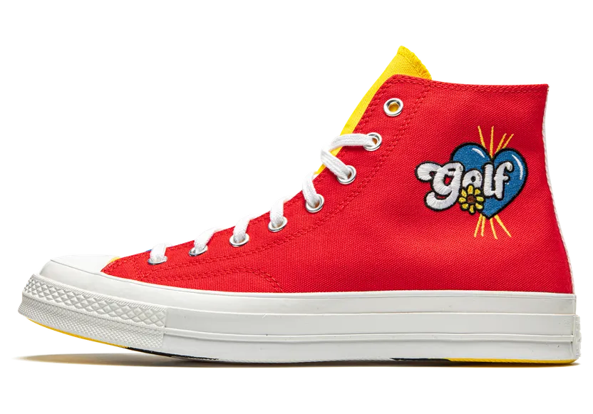 Converse Golf Wang x Chuck 70 High ‘Tri-Panel’ Blue/Yellow/Red (169910C)