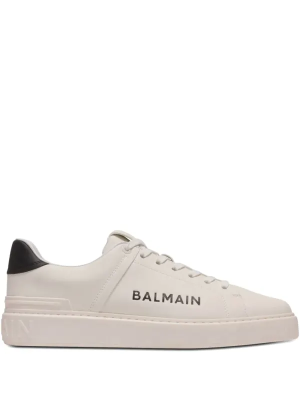 Balmain B-Court with logo – White (GM1VI288LSBG)
