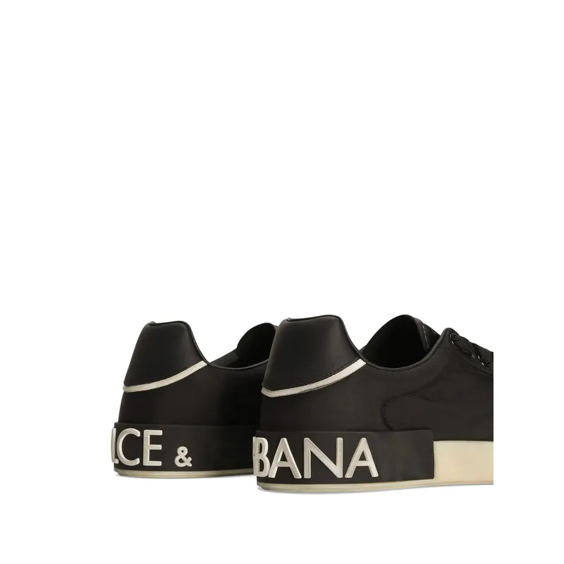 Dolce & Gabbana Portofino Nylon and Split Calfskin “Black” (CS2392 A0136 8B956)