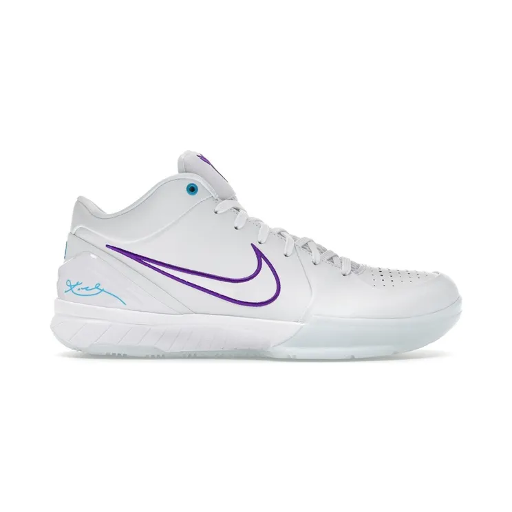 Nike Kobe Four White / Glacier Blue / Laser Purple ((Charlotte Hornets) IV6585-900)