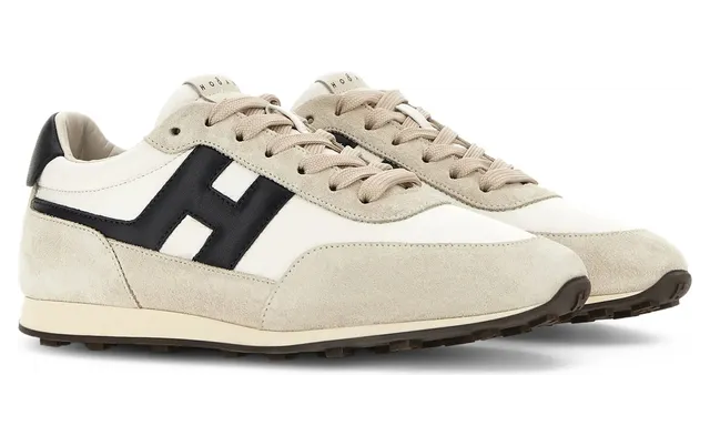 Hogan H699 Logo-patch “Neutrals/Black” (HXM6990GA00U WR891M) (2)
