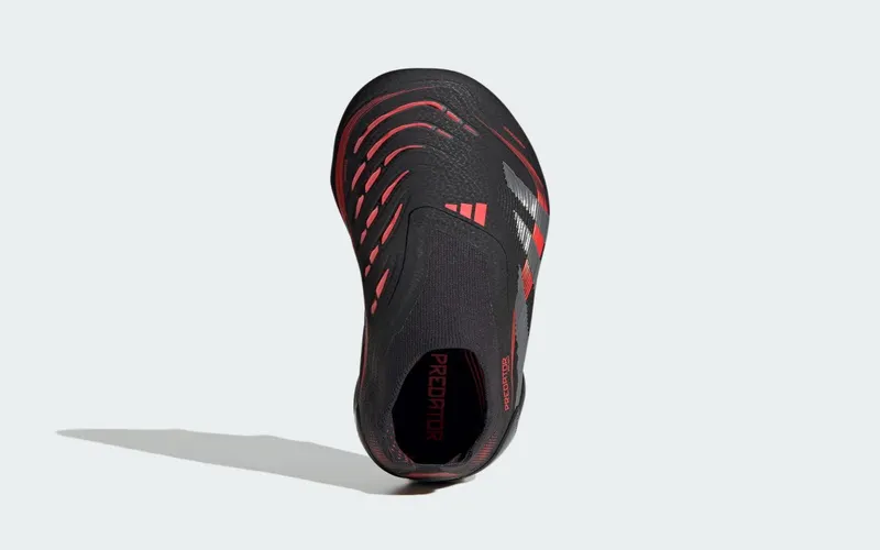 adidas Predator Elite Laceless SG Core Black Grey Four Lucid Red (ID3845)